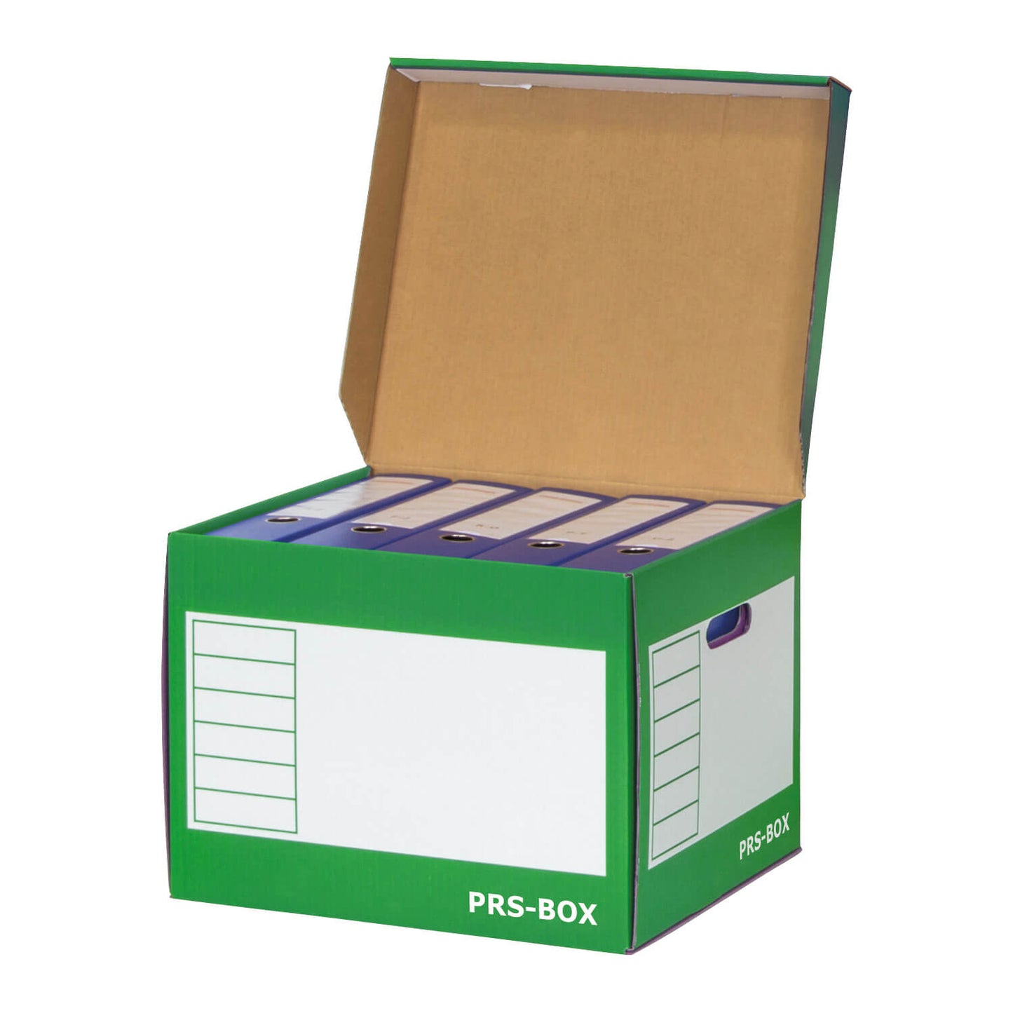 PRS Deckelbox Weiß/Grün, 10 Stück