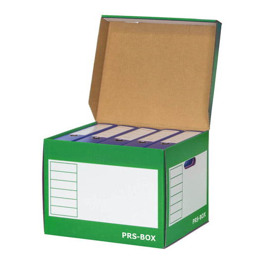 PRS Deckelbox Weiß/Grün, 10 Stück