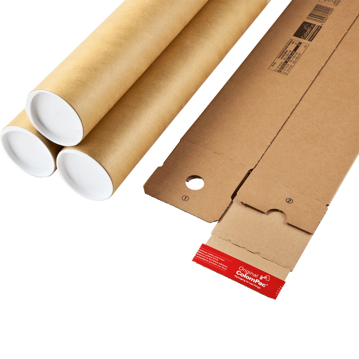 Emballage télescopique flexible ColomPac, deux formats, 10 pièces/paquet