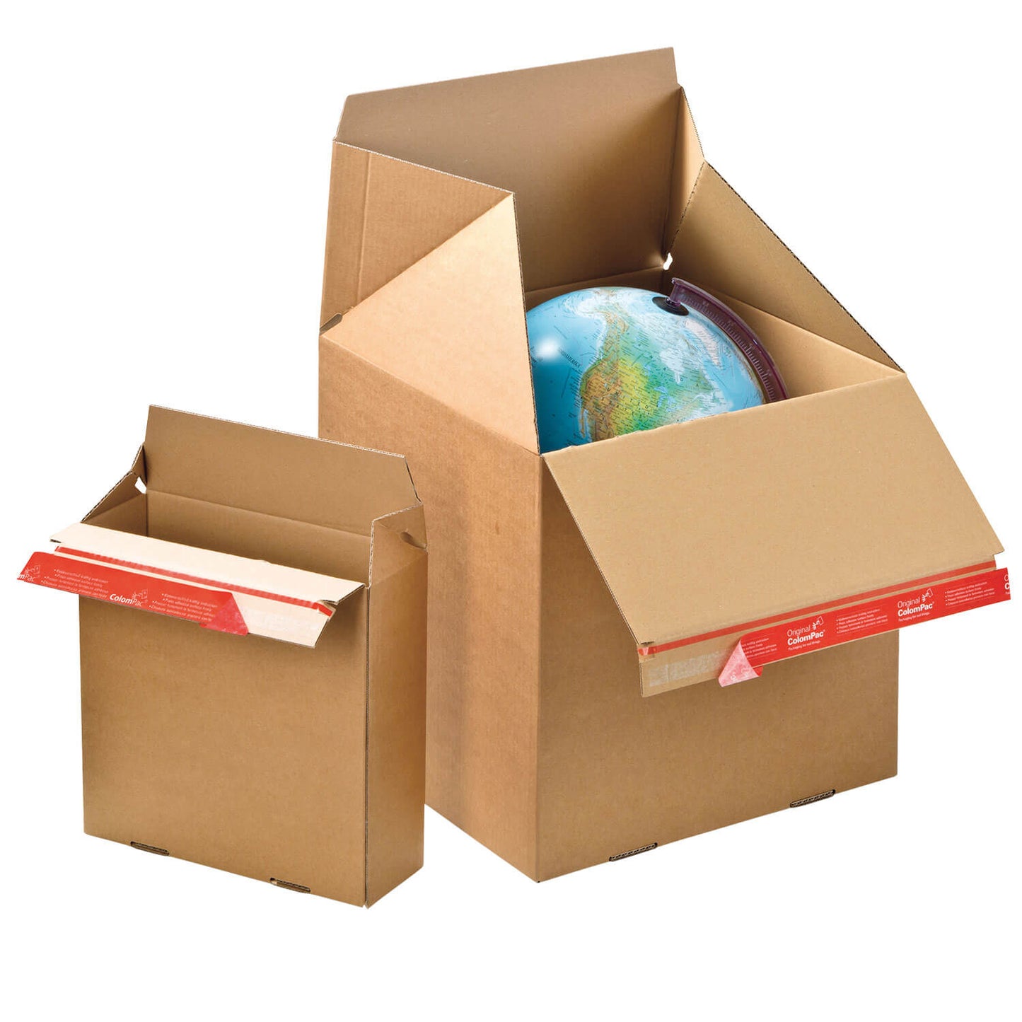 ColomPac Eurobox taille L, boîte modulaire à ouverture rapide, différents formats, marron, 10 pièces/paquet