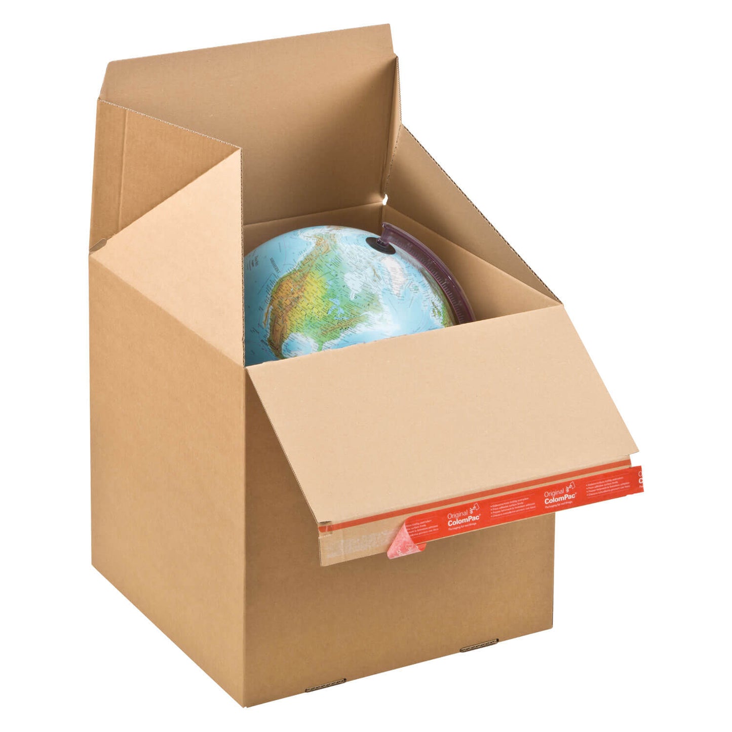 ColomPac Eurobox taille L, boîte modulaire à ouverture rapide, différents formats, marron, 10 pièces/paquet