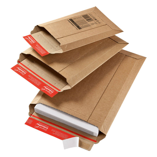 ColomPac extremely strong shipping bag made of corrugated cardboard, brown, 530 x 720 x -50mm, 20 pieces