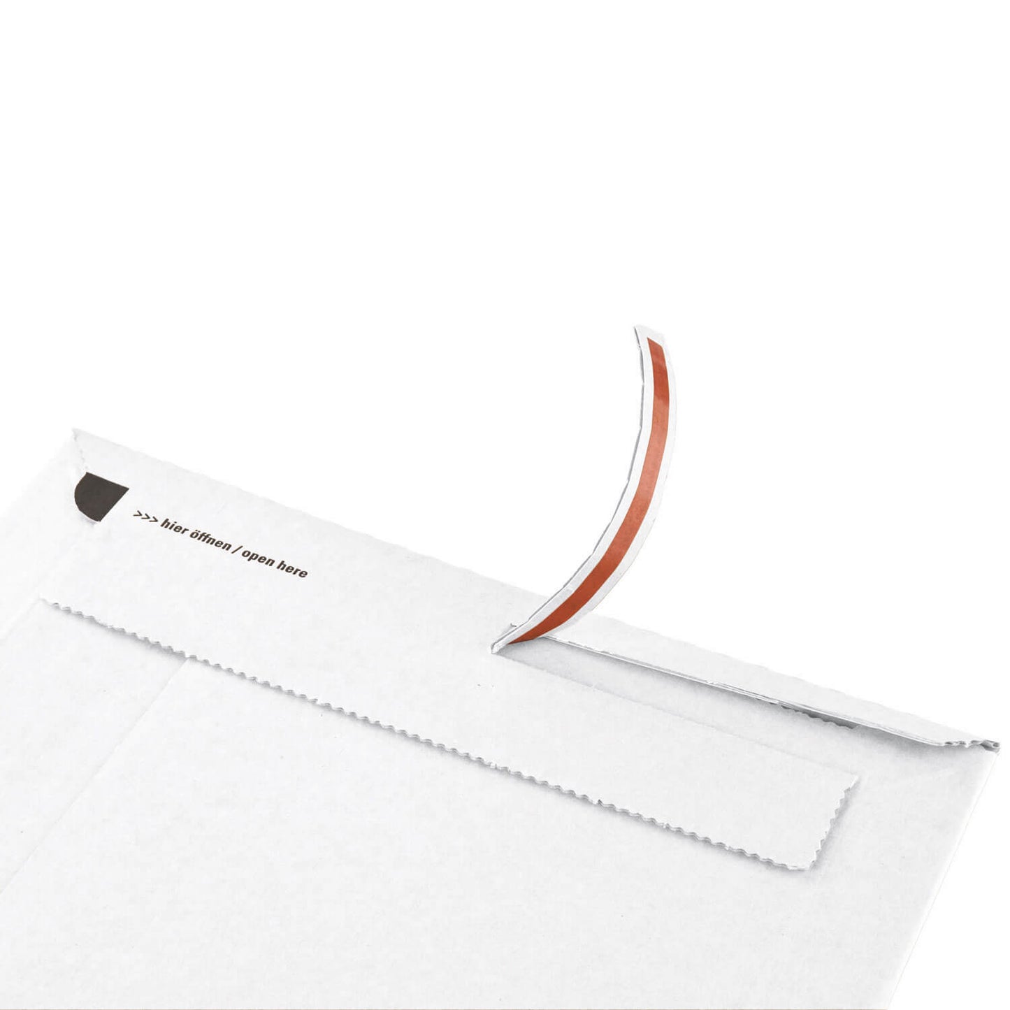 ColomPac extremely strong corrugated cardboard mailing bag, white, 235 x 340 x -35mm, 100 pieces