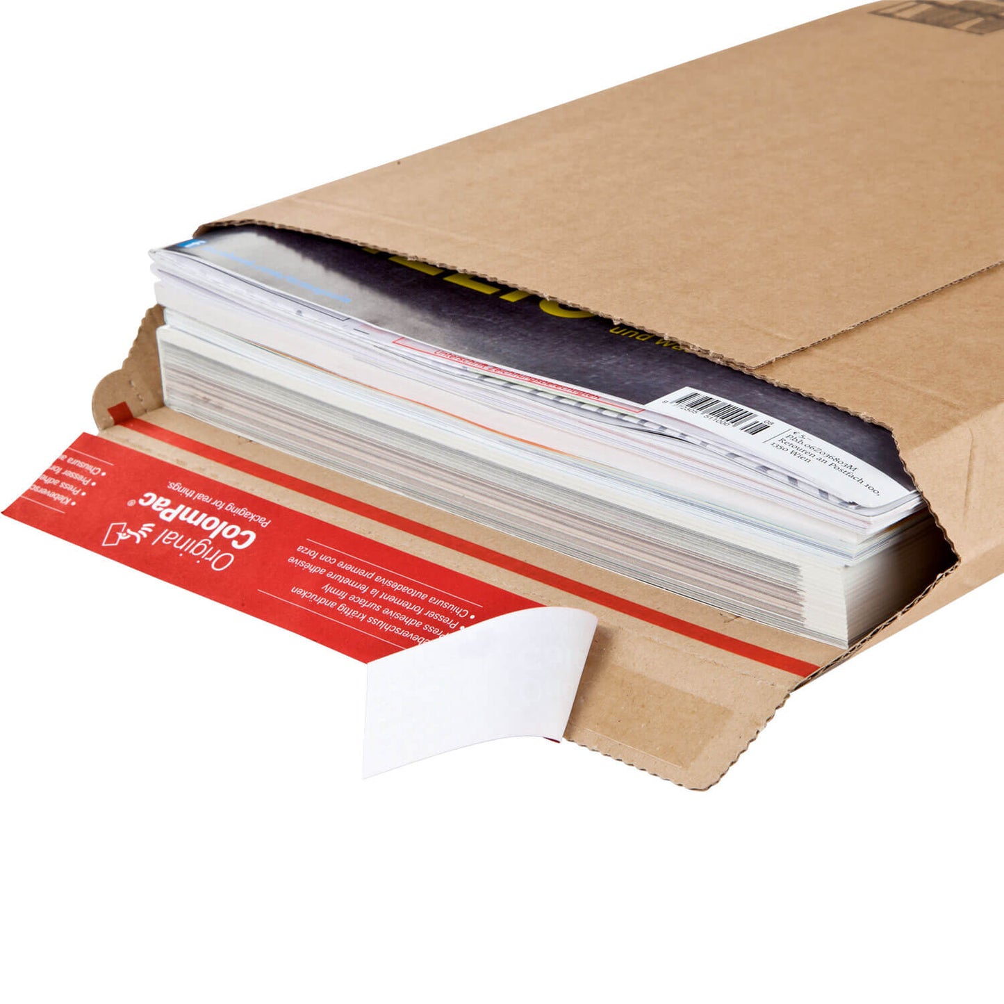 Sac d'expédition ColomPac avec remplissage croisé en carton ondulé, marron, différents formats, 100 pièces/paquet