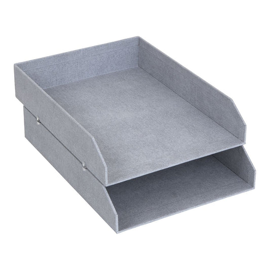 BIGSO Postfächer HAKAN, für A4, Hellgrau, 2 Stück - Ab Mitte Dezember erhältlich