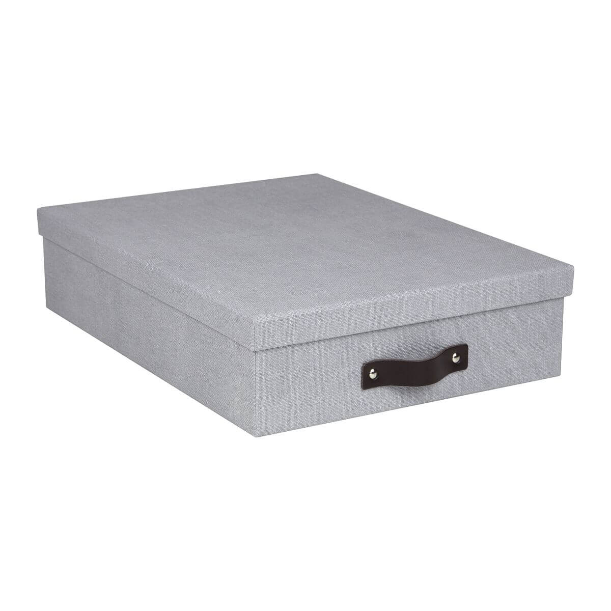 BIGSO Dokumentenbox OSKAR, A4, Hellgrau, 1 Stück - Ab Mitte Dezember erhältlich